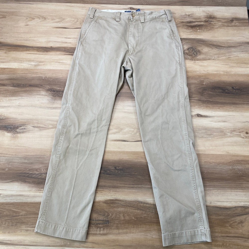Polo Ralph Lauren Salinger Chino Pants 30x32 Straight Fit Cotton Khaki Tan